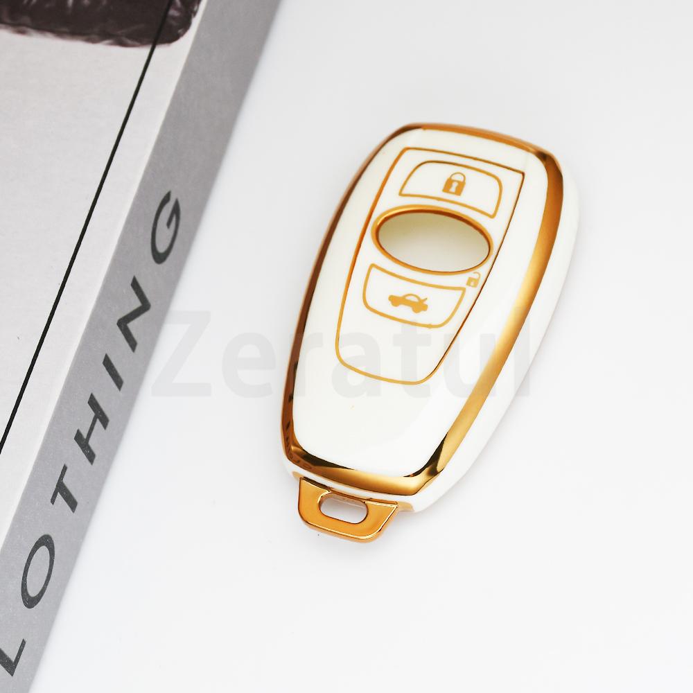 Tpu Shell Accessories Keychain For Subaru Outback Impreza Legacy Brz Wrx Xv Ascent Forester Car Key Case Cover Protected