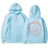Chasing Sunsers Damen Fleece-Hoodie mit Buchstaben-Slogan-Print Kängurutasche Kordelzug Print-Hoodie