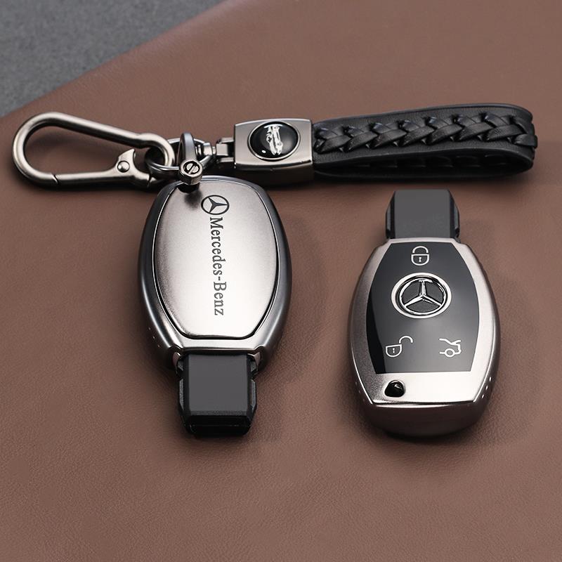RPO5   PU Car Key Case Cover Shell Fob For Mercedes Benz A B C E Class GLS GLA GLK GLC CLS CLA AMG W204 W205 W212 W463 W176 Keychain