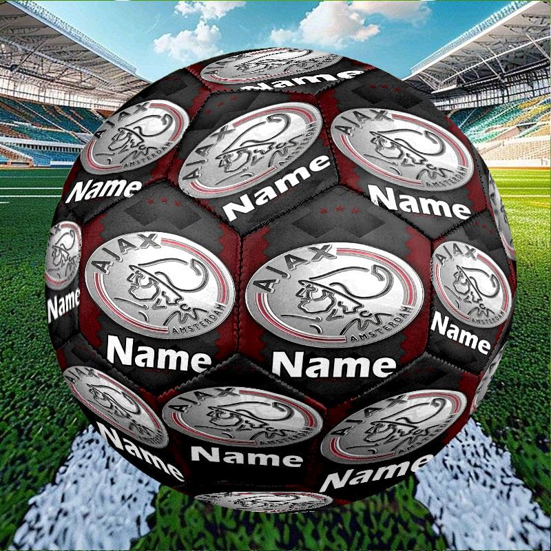 Custom Name Personalized Ajax Print Size 5 Soccer Ball Training & Match Football, for Team, Kicking, Gift for Football Enthusiasts