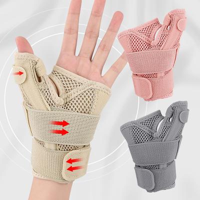 Atmungsaktive Mesh-Fitness-Sport-Verstellbare Klettverschluss-Fixierte Handgelenkbandage Links und Rechts Zwei-Wege-Stütze Handgelenkbandage