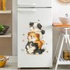 Cartoon Cute Jenga Dog Children's Bedroom and Living Room Decoration and Beautification Wall Stickers for Export Wholesale