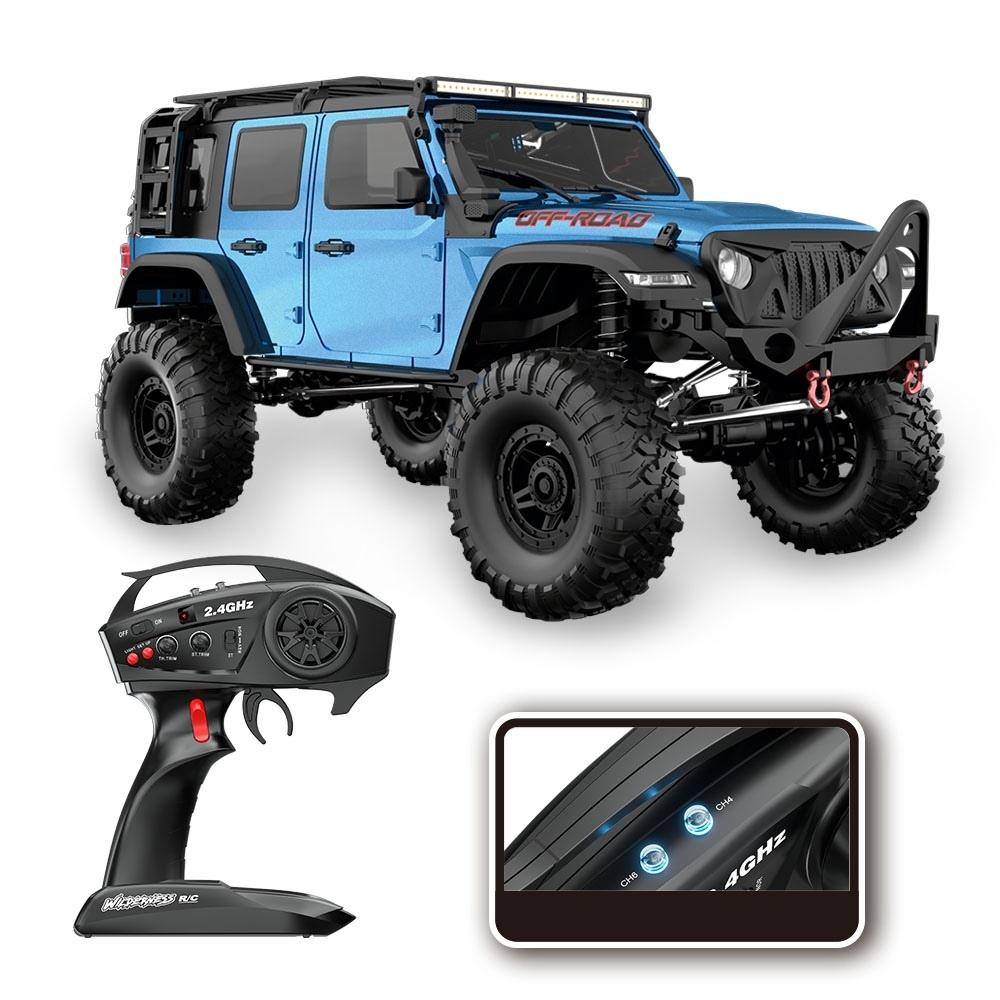 1/10 RC Car HB R1011 RTR Remote Control Vehicle 2.4G Full Proportional Rock Crawler LED Light 4WD Off-Road Climbing Truck Toys