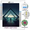 5D Diamond Painting Full Diamond CyberPunk Geometric Aesthetics Diamond Painting Handmade Diy Diamond Mosaic Painting Home Decoration