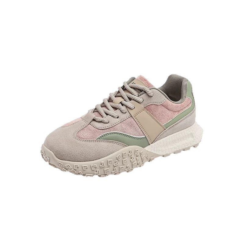 Forrest Gump Shoes Women's 2025 Spring New Soft-soled German Training Shoes Light and Breathable Versatile Casual Fashion Color Matching Sports Shoes