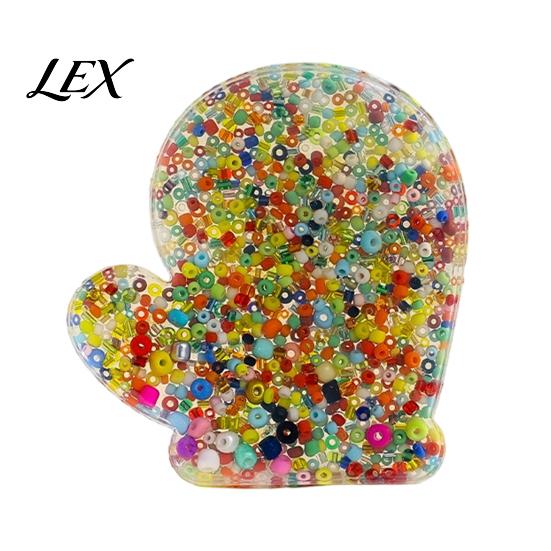 Stress Relief Sensory Tools Christmas Skin Picking Fidget Toy, Silicone Picky Pad for Dermatillomania & Pickers, Portable Toys