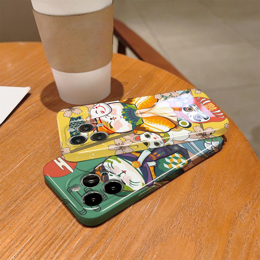 All-inclusive Film Phone Case Cartoon Fashion Design Hard Shell Full Cover Camera Shockproof Protection Case for OPPO Realme OnePlus Infinix Tecno