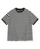 CPGN STUDIO Stripe Crop Ringer Tee Black