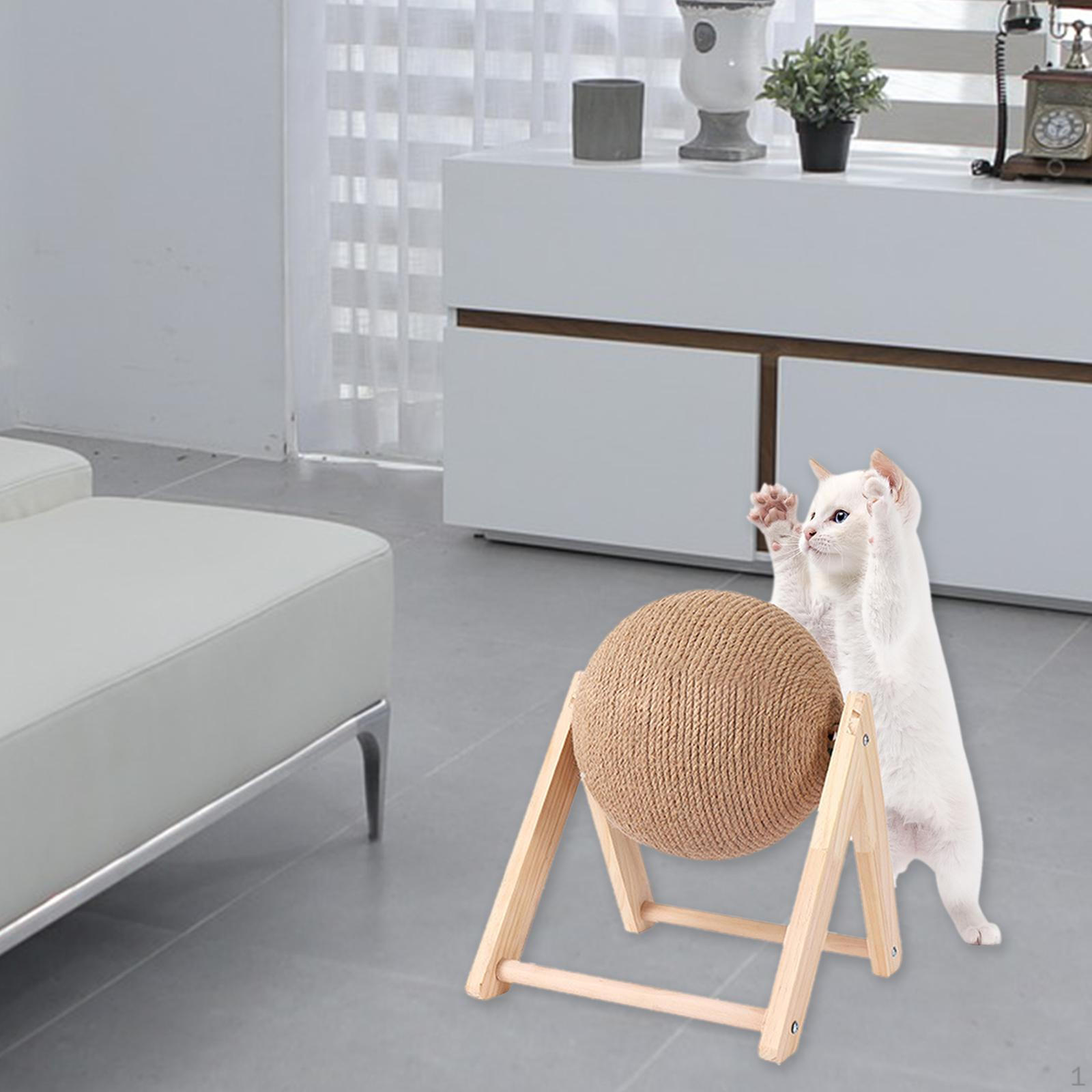

Cat Scratching Ball Durable Wear-Resistant Toy Sisal Rope Grind Claw Exercise Pet Supplies M