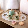 Pretend Play Tea Party Set Interesting Smoother Edges Vivid Details Play Food Accessories for Toys Gifts
