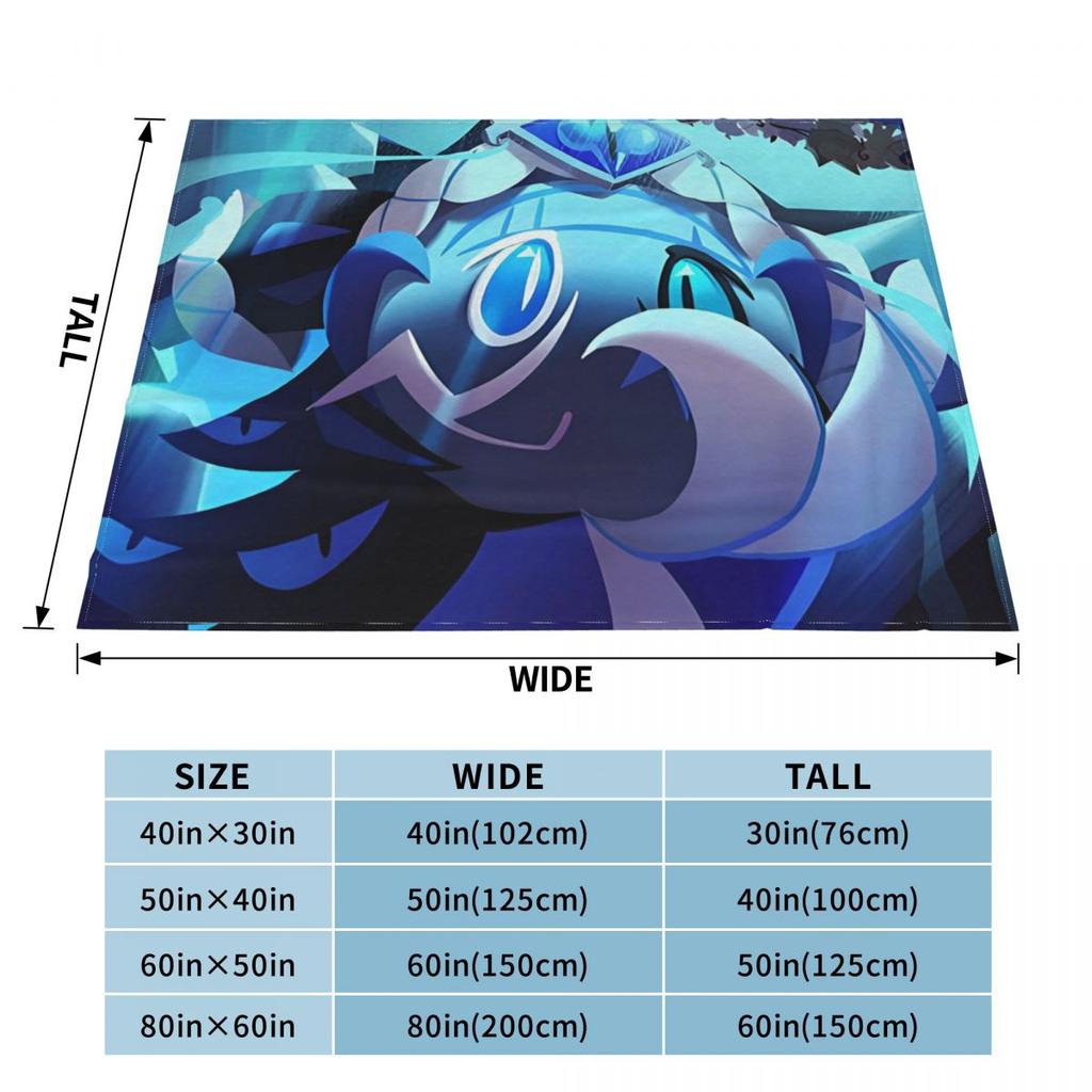 Shadow Milk Cookie Run Kingdom Blankets Soft Warm Flannel Throw Blanket Cover for Bed Living room Picnic Travel Home Couch