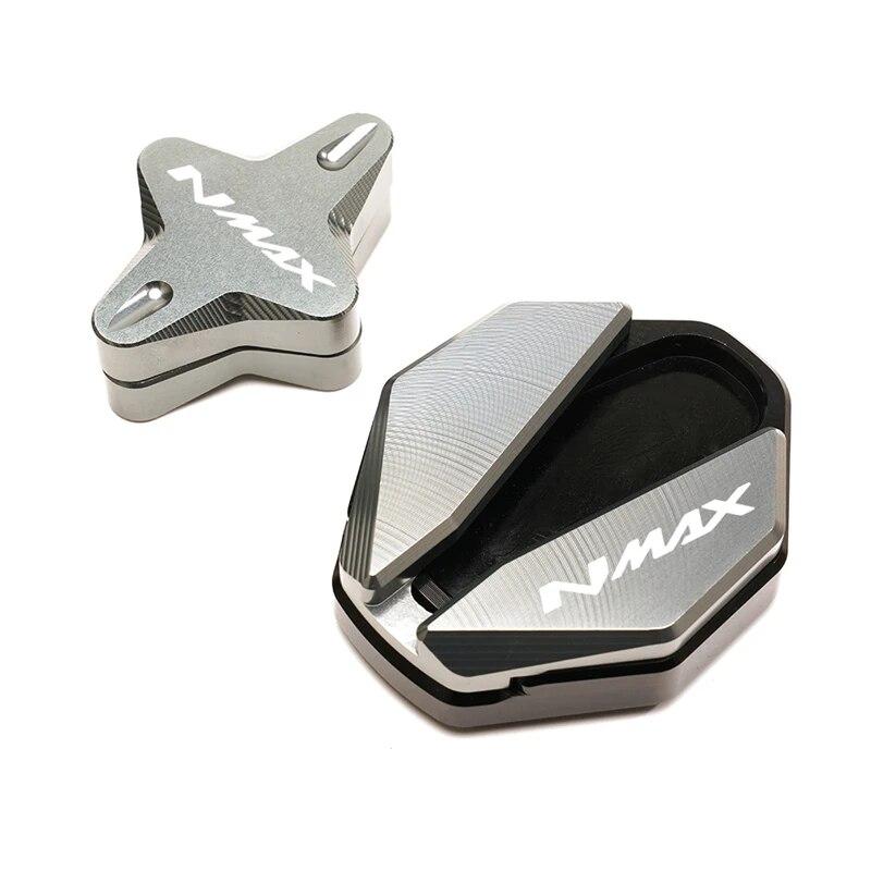 Soporte Lateral CNC Para Motocicleta, Almohadilla De Extensión Y Soporte Auxiliar NMAX155, Para YAMAHA NMAX 155, 125, NMAX125, , , 2022