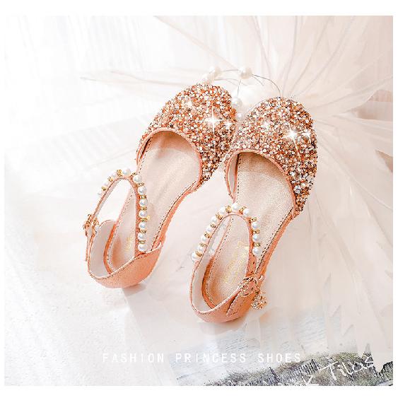Girls' Sandals Fashion Summer New Children's Hot Soft Sole Big Kids Girls Summer Brand Princess Shoes Trendy