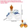 300ml/350ML Whiskey Glass Bottles Tractor Shape Alcohol Decanters Home Decor Empty Car Whiskey Decanter Tequila Bottle For Offic