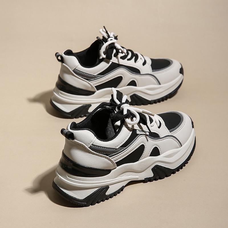 Protagonist dad shoes student winter velvet two cotton shoes soft sole sports