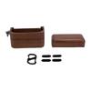 ASHATA Protective Cover for Bowers Wilkins Pi8, Walnut Wood Earphone Case Cover with Soft Microfiber Lining, Shock Absorbing Wireless Earphone Chargin