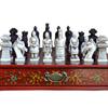 Classic Chinese Terracotta Warriors Retro Chess Wooden Chessboard Carving Teenager Adult Board Game Puzzle Birthday Gift
