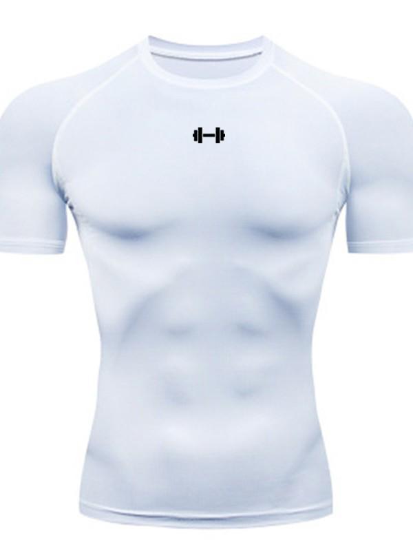 Men's Summer Quick-Dry Compression Running T-shirt