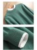 Men's 2022 Pure Wool Knitted Crew Neck Sweater - Long Sleeve, Loose Fit, Mature Casual Jumper