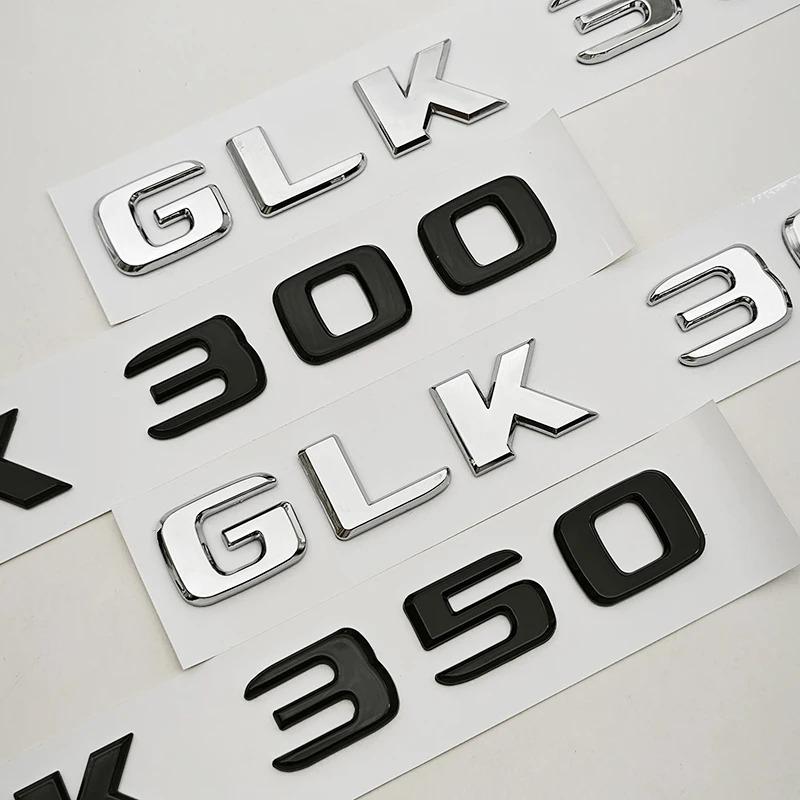 3D ABS Samolepka na auto Logo GLK220 GLK300 GLK350 Zadní kufr Písmena Znak Odznak Pro Mercedes Benz Řada GLK GLK220 GLK300 GLK350