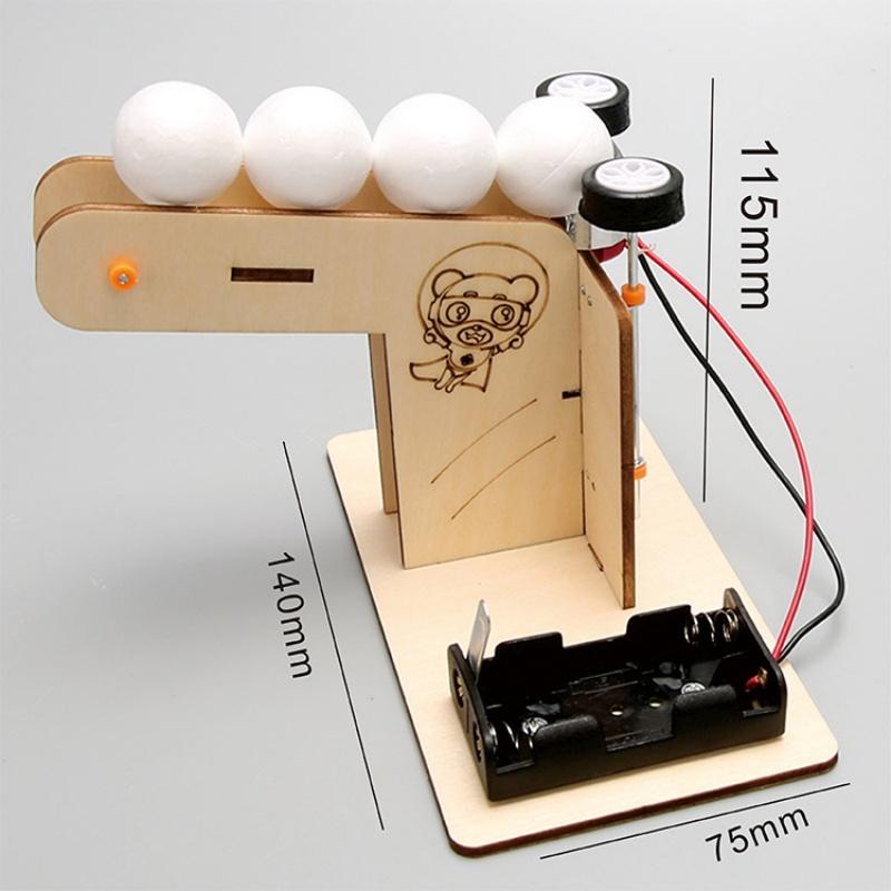 Electric Scientific Educational Puzzle Toys DIY Automatic Ball Machine Kinetic Energy Transmission Experiment Stem Education Toy