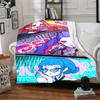 1pc KPop, Huntrix Blanket Lightweight Flannel Blanket Throw Blanket For Sofa, Bed, Travel, Camping, Livingroom, Office, Couch