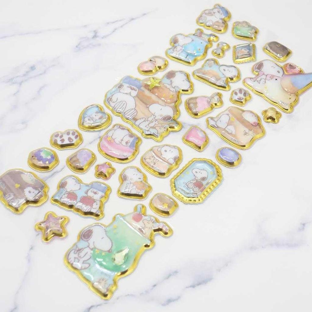 Snoopy Kirarin Schmuckaufkleber Peanuts [Aufkleberbogen]