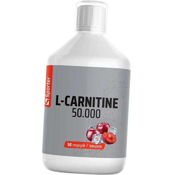Carnitin Tartrat zum Abnehmen, L-Carnitin 50000, Sporter 500ml Apfel (02584003)