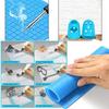 Silicone 3D printing pad for children, DIY 3D printing pen soft silicone design pad with 2 silicone finger covers