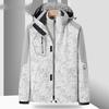 Skijacken 3-in-1-Skijacke für Herren, warm, für den Winter, mit Kapuze, winddicht, wasserdicht, verschleißfest, für den Außenbereich, zum Wandern, Klettern