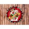 Decorative Metal Wall Art Sign 20x20 Cm Retro Tin Poster