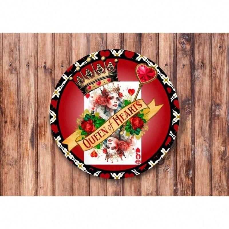 Decorative Metal Wall Art Sign 20x20 Cm Retro Tin Poster