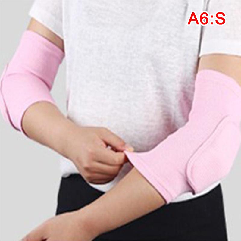 2Pcs Elastic Elbow Pads Thickened Sponge Elbow Knee Protectors Guard Basketball