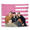 1pc Santos Bravos American Themed Tapestry Fashion Wall Hanging for Home Room Decoration