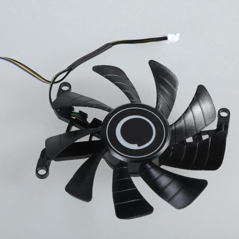 2Pcs 87mm/3.42in T129015SU 4Pin 12V VGA Fan Graphics Card Cooling Fan for RTX2060 2070 SUPER GTX1660 1660Ti Fan