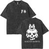 Forward Observations Group Vintage Washed Tshirt Men Women Fashion Oversized Short Sleeve Male Casual High Quality Cotton Tees