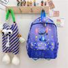 Mario Stitch Batman Backpack Oxford School Bag Handbag Student Kids Gift