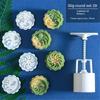 Hand Pressed Mooncake Mold Flower Shape DIY Baking Tool for Snow Skin Mung Bean Cake Making Kitchen Pastry Supplies