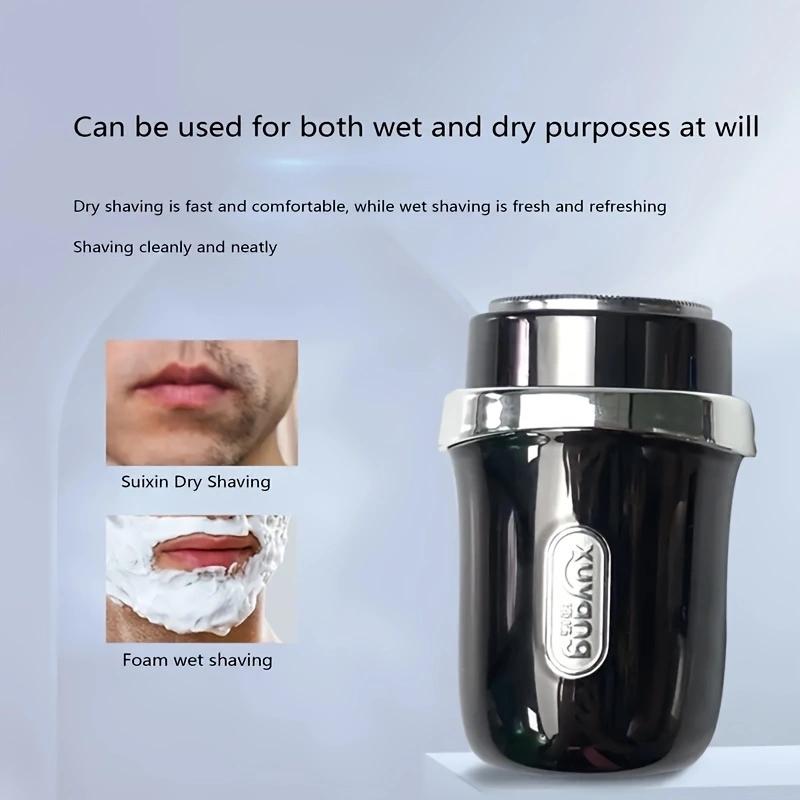 

Мини-электробритва, портативная USB-зарядная бритва, карманный размер, для влажного и сухого бритья, мужская бритва, моющийся портативный беспроводной триммер чёрный