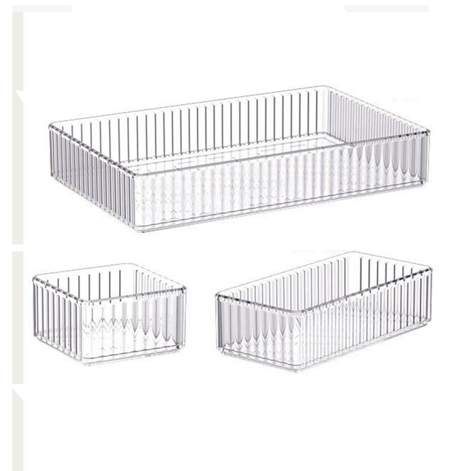 

Makeup Organizer Acrylic Container Multipurpose Vanity Storage Bin for Kitchen Dresser Countertop Tabletop Hair Accessories