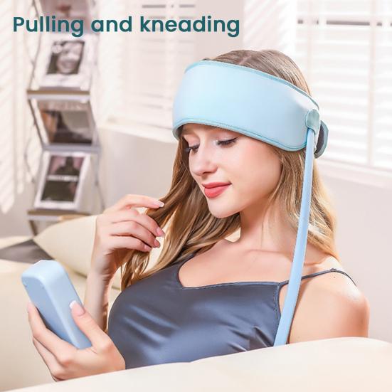 Head Massager Scalp Electric Percussion Airbag Deep Relaxation Stress Relief Three