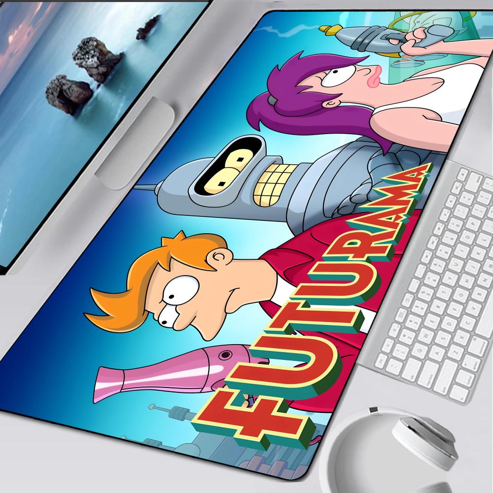 Futurama Anime B-Bender Tappetino Mouse Tappetino Gomma Laptop Xxl Mousepad Notebook Giocatore Tavolo Computer Accessori Gaming
