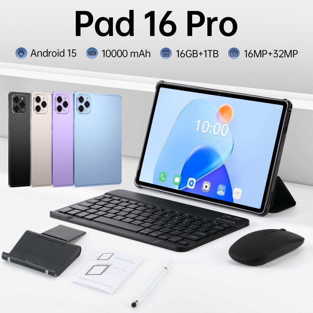 2025 Tablet Pad 16 Pro: Dual SIM, 5G, Android 15