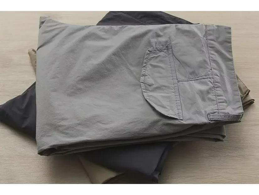 Men's Trendy Solid Color Casual Workwear Pants - Spring/Summer Loose Straight Nine-Point Trousers