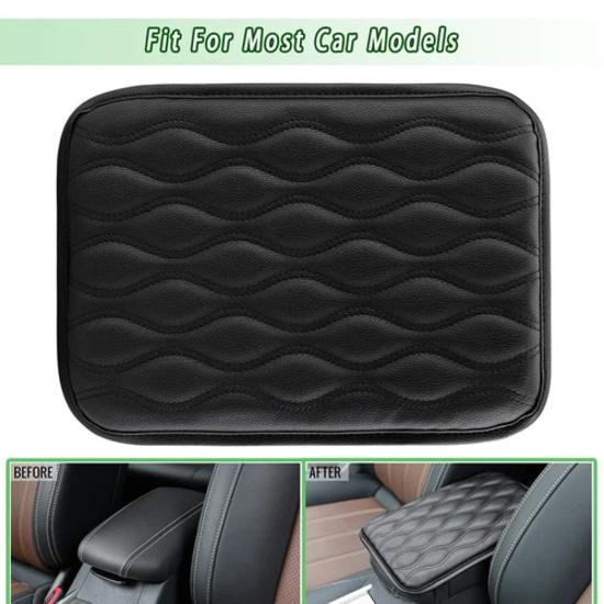 Universal Car Pu Leather Armrest Pad Cover Auto Center Console Box Cushion Mat