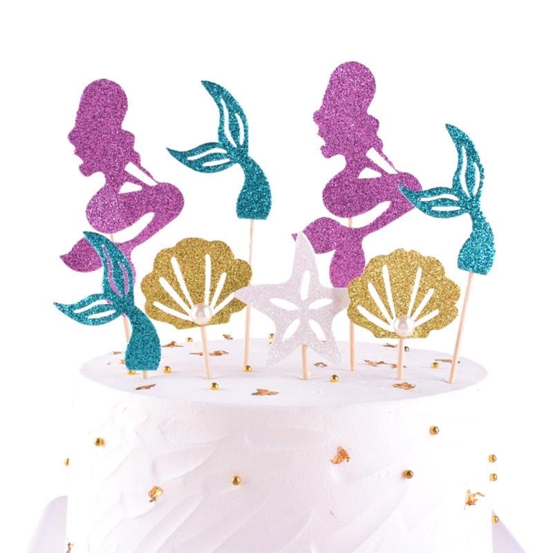 Efficient Cake Decors 4/6 Interchangeable Designs Premium Cardstock Party Essential Quick Assembly For Treat Displays