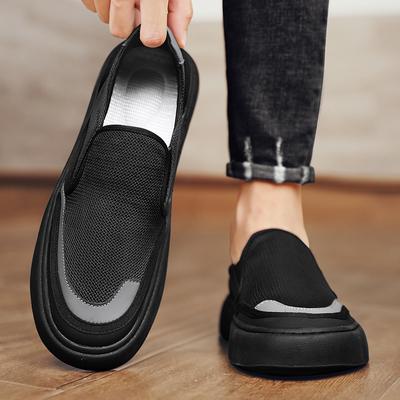Fashion Fashion Men Loafers Summer Casual Shoes Male Good Quality Flat Canvas Sneakers Men New Breathable Men’s Slip On Vulcanized