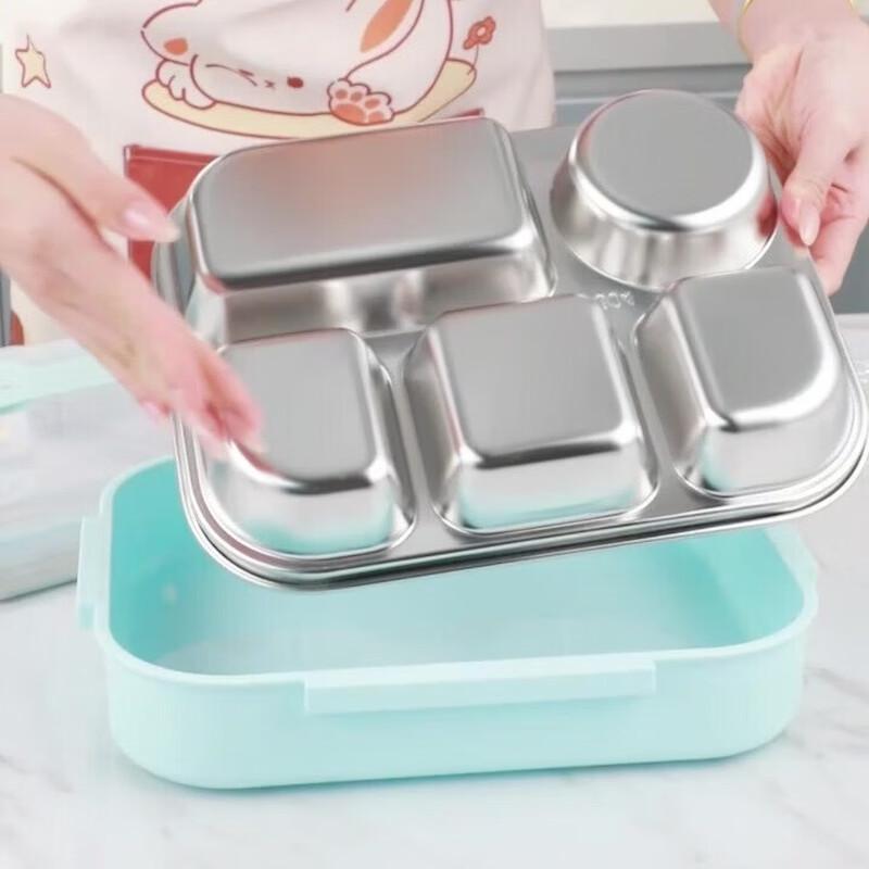 

Ланч-бокс Maxcook из нержавеющей стали 316L с 4 отделениями