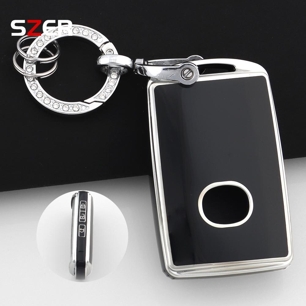 Pink Tpu Car Key Case Cover Shell For Mazda 3 Alexa Cx30 Cx-4 Cx5 Cx-5 Cx8 Cx-8 Cx-30 Cx9 Cx-9 Protector Keyless Fob Accessories