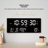 Classic LED Plug-in Wall Clock, Multifunctional Smart Electronic Calendar Clock for Living Room, 3615